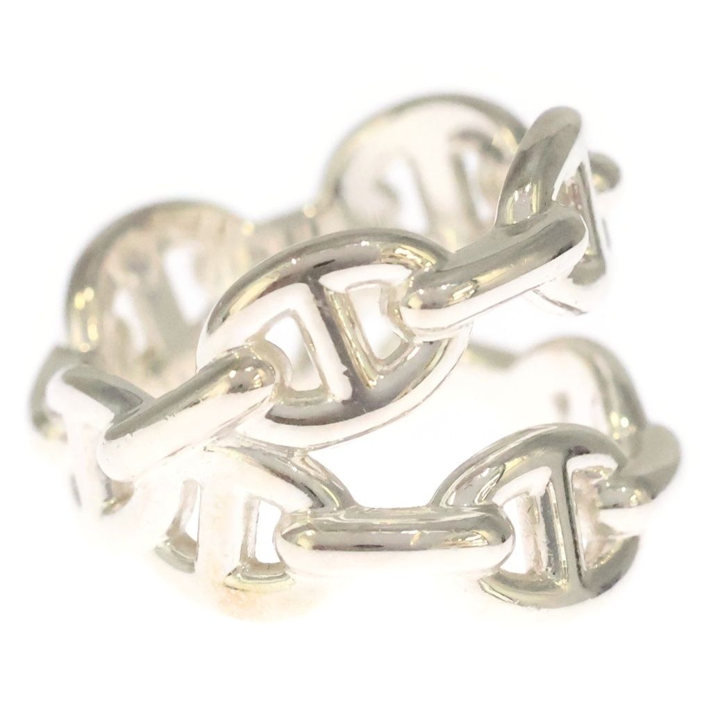 Hermes Chaine D'ancre Double Ring Silver — view 3