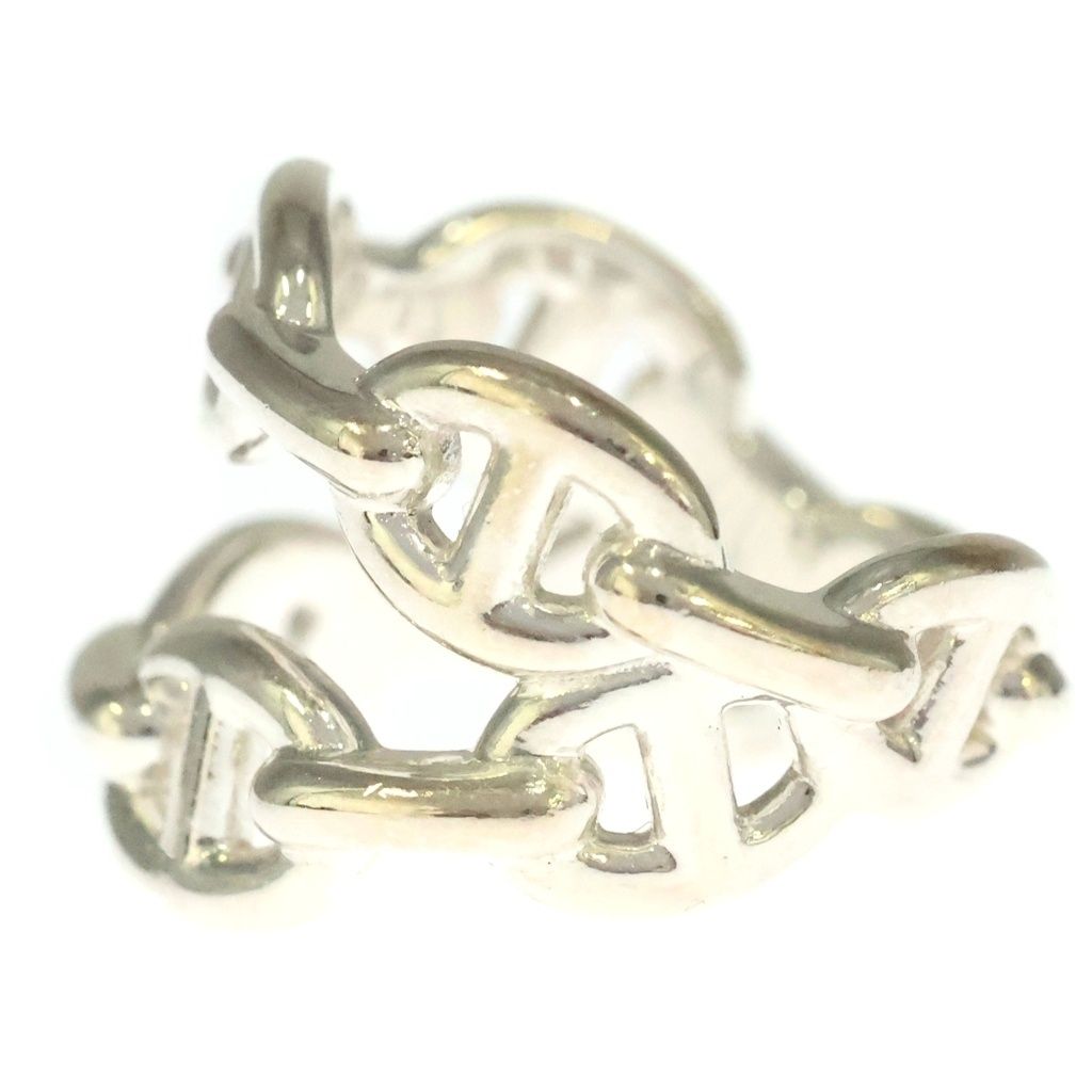 Hermes Chaine D'ancre Double Ring Silver — view 4