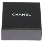 Chanel CC Logo Rhinestone Earrings 15c Silver — view 6