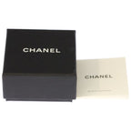Chanel CC Logo Rhinestone Earrings Gold — view 6