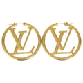 Louis Vuitton Earrings Hoop e Gold