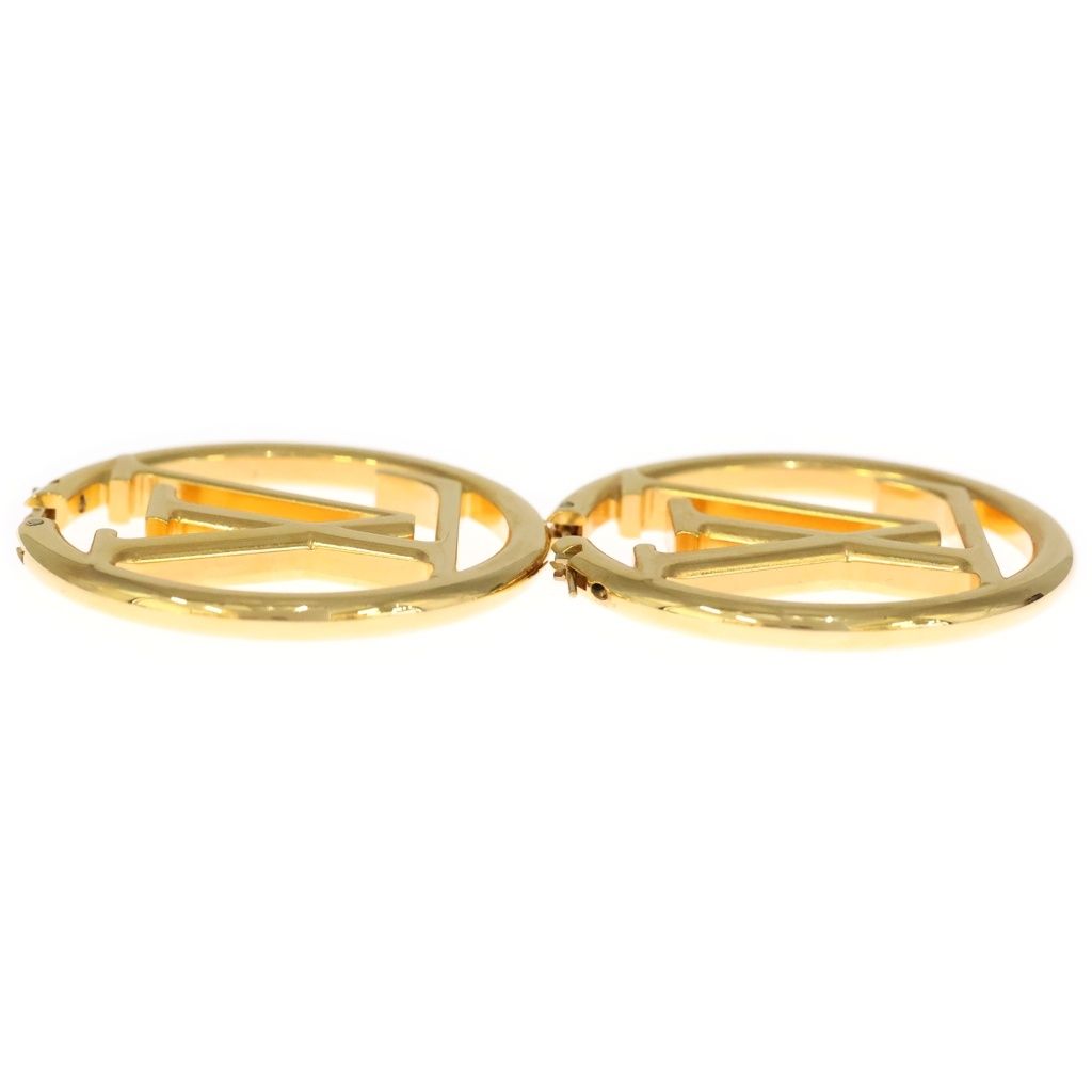 Louis Vuitton Earrings Hoop e Gold — view 3