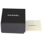 Chanel CC Logo Chain Rhinestone Leather Ring Gold — view 6