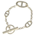 Hermes Chain Bracelet Silver
