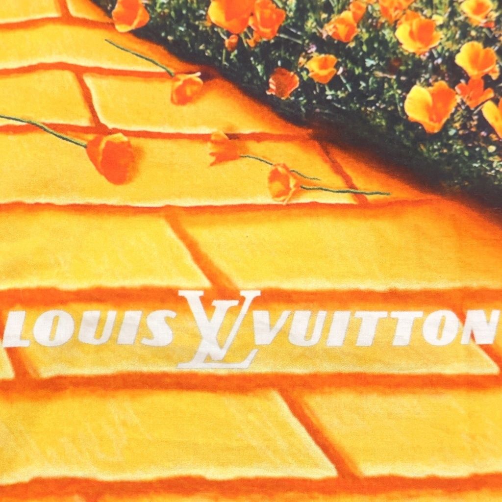 Louis Vuitton Wizard Oz Spiral Scarf of Oz Bandana Orange Black — view 4