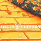 Louis Vuitton Wizard Oz Spiral Scarf of Oz Bandana Orange Black — view 4