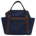 Hermes Sac de Panthere Toile Military Toilet Blanc Silver 2-Way Shoulder