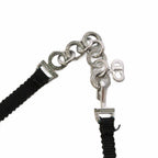 Dior Choker Ribbon Silver Color Black Necklace — view 6
