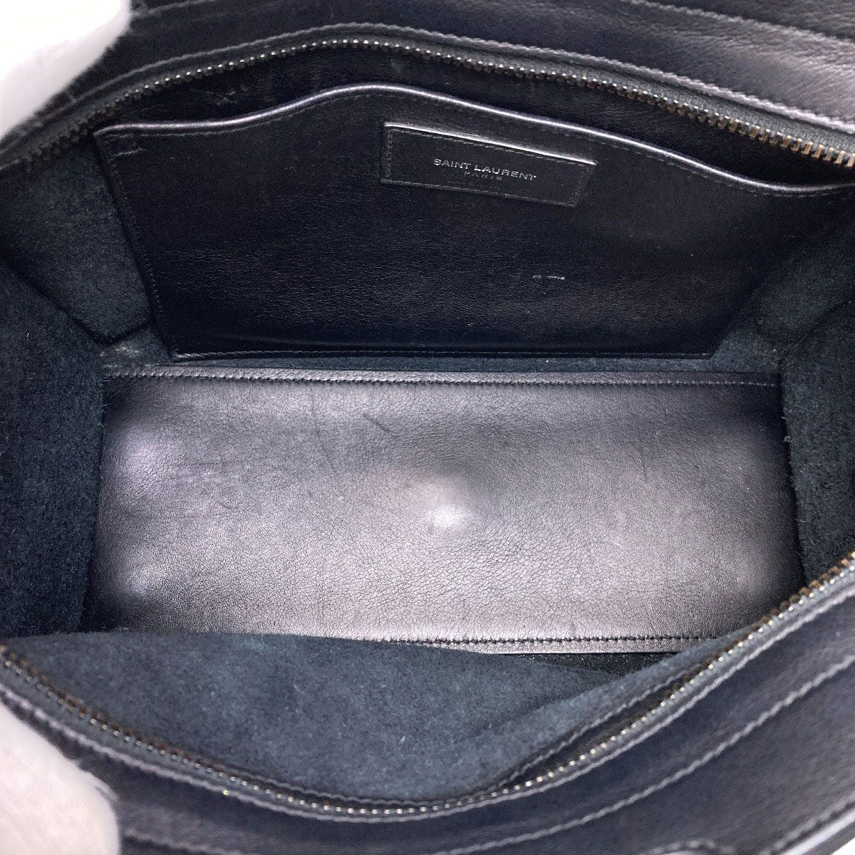 Saint Laurent Baby Cabas 2-Way Handbag Calf — view 5