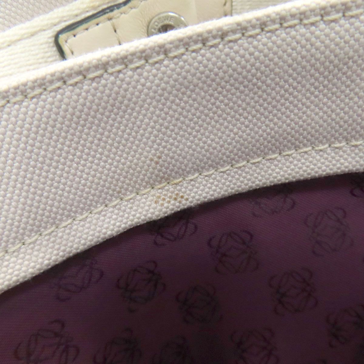 Loewe Anagram Button Tote Canvas — view 9