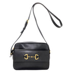 Gucci Horsebit Shoulder Bag Leather