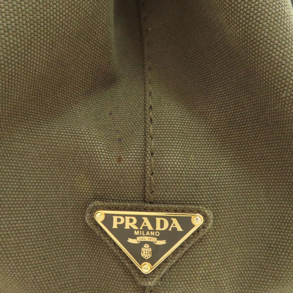 Prada Canapa 2-Way Tote Canvas — view 7