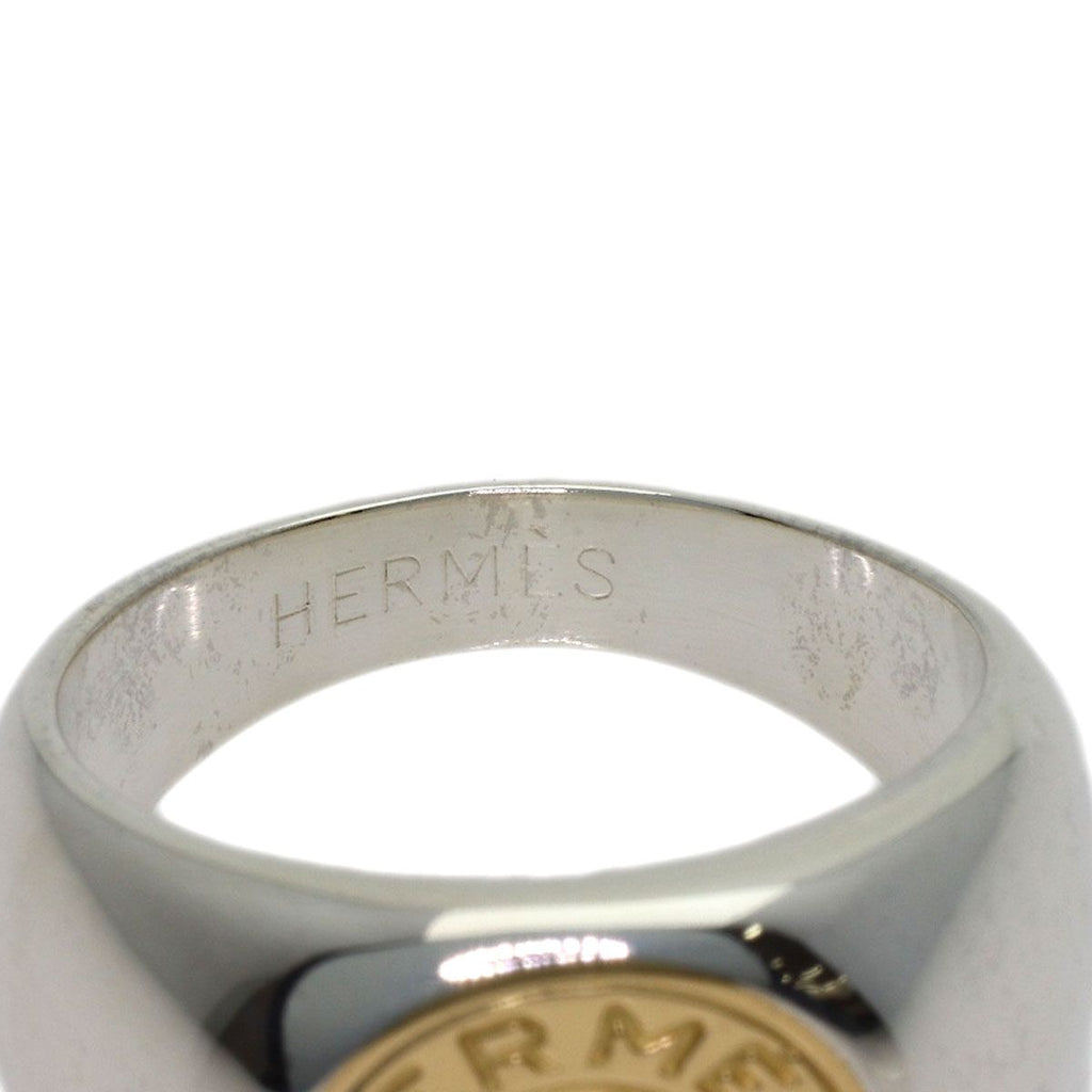 Hermes Series Clou de Selle Ring 18k Yellow Gold — view 5