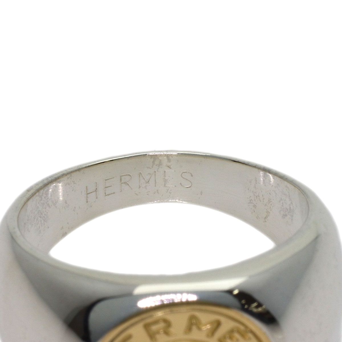 Hermes Series Clou de Selle Ring 18k Yellow Gold — view 5