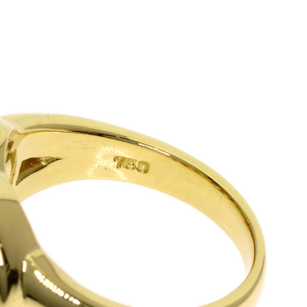 Celine Double Circle Ring 18k Yellow Gold — view 6