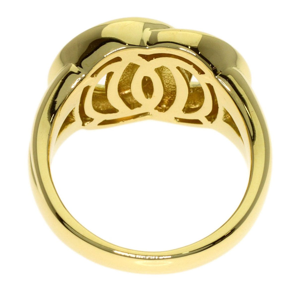 Celine Double Circle Ring 18k Yellow Gold — view 4