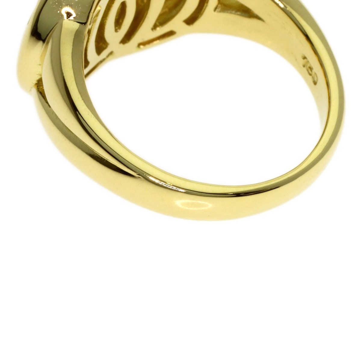 Celine Double Circle Ring 18k Yellow Gold — view 8