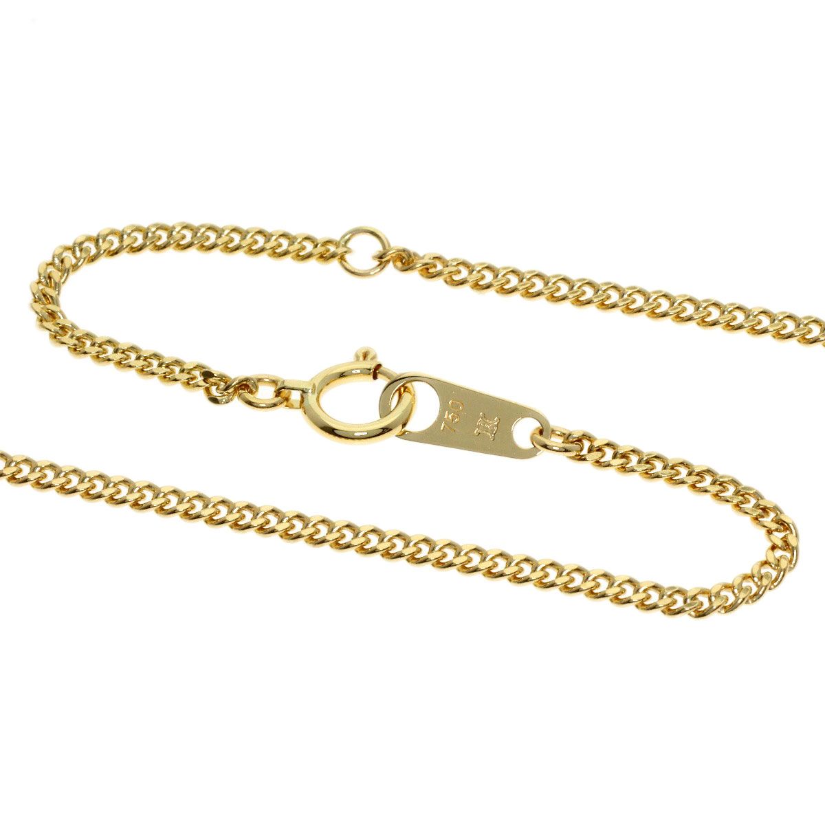 Celine Double Circle Necklace 18k Yellow Gold — view 3