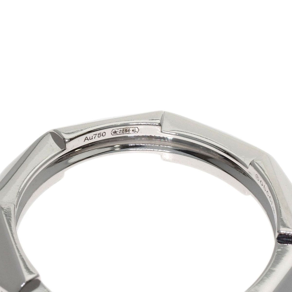 Gucci Link to Love Studs Ring 18k White Gold — view 5