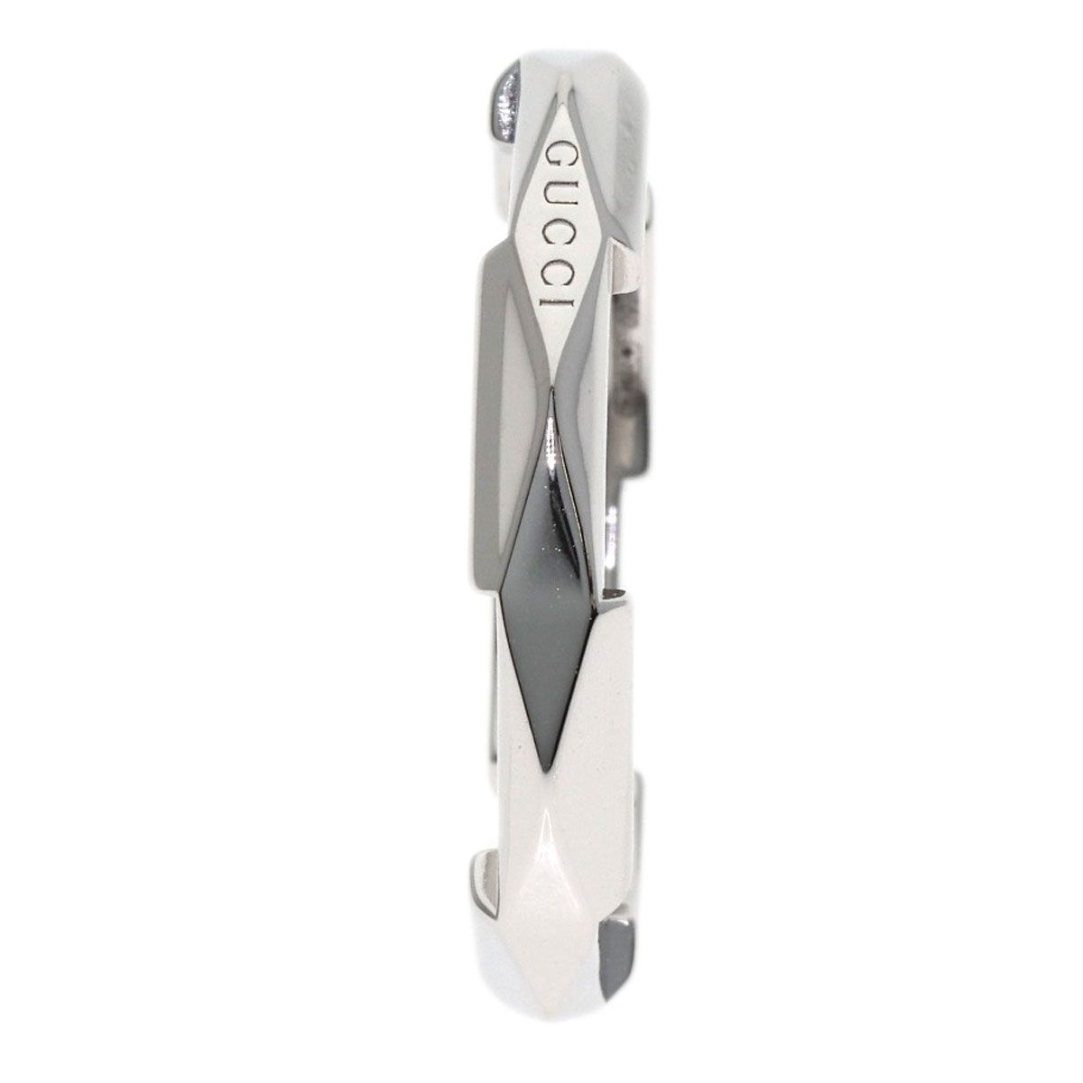 Gucci Link to Love Studs Ring 18k White Gold — view 3