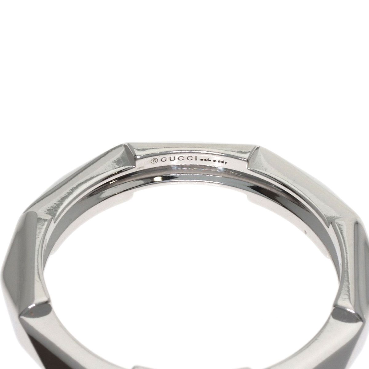 Gucci Link to Love Studs Ring 18k White Gold — view 6