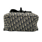 Dior Backpack Gallop Oblique Navy Ivory Leather — view 5