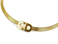 Dior Choker Vintage Necklace CD Logo Gold