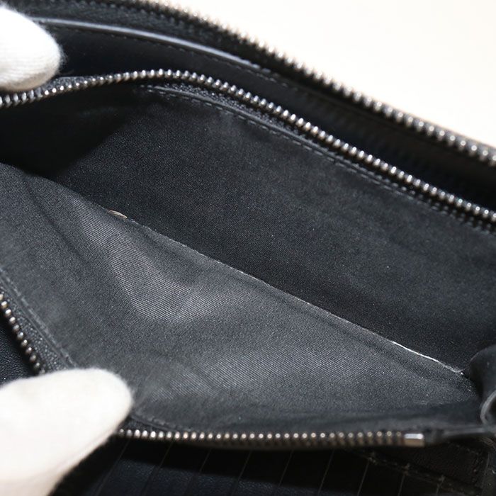 Dior Long Zip Wallet Oblique Zip Around Jacquard — view 7