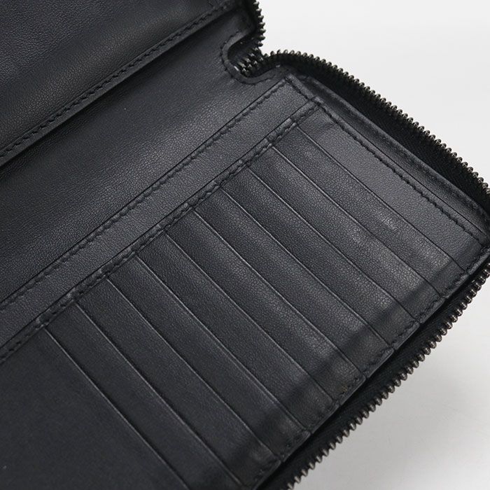 Dior Long Zip Wallet Oblique Zip Around Jacquard — view 8