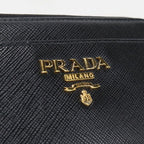 Prada Saffiano Leather Key Chain Coin Purse Calf — view 7
