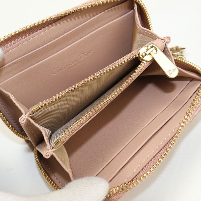 Dior Coin Case Lady Purse Lambskin — view 3