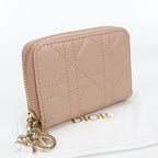 Dior Coin Case Lady Purse Lambskin