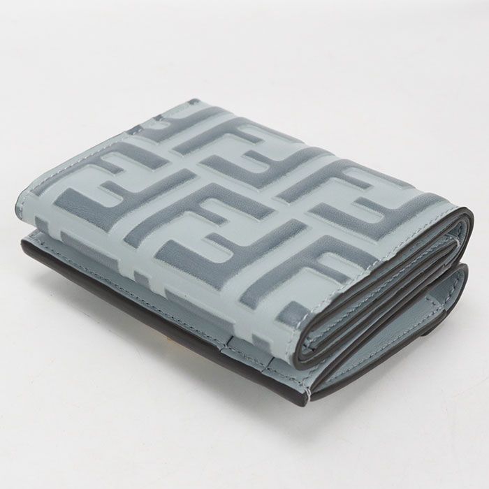 Fendi FF Diamond Trifold Wallet Calf — view 2