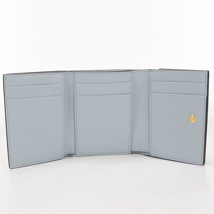 Fendi FF Diamond Trifold Wallet Calf — view 3