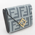 Fendi FF Diamond Trifold Wallet Calf