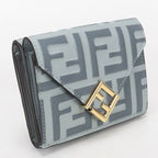 Fendi FF Diamond Trifold Wallet Calf