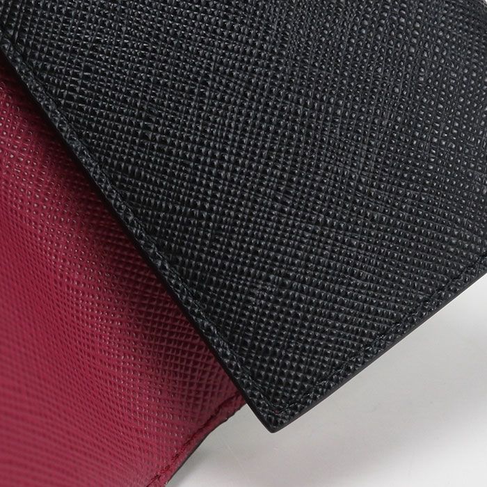 Prada Saffiano Trifold Wallet Calf — view 5