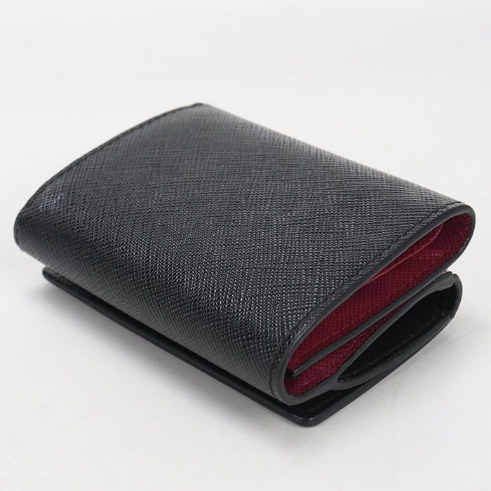 Prada Saffiano Trifold Wallet Calf — view 2