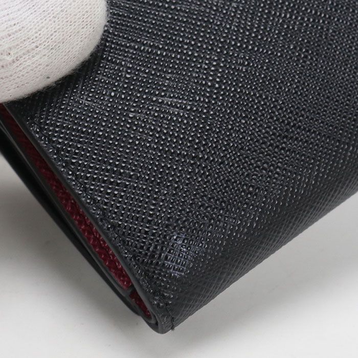 Prada Saffiano Trifold Wallet Calf — view 6