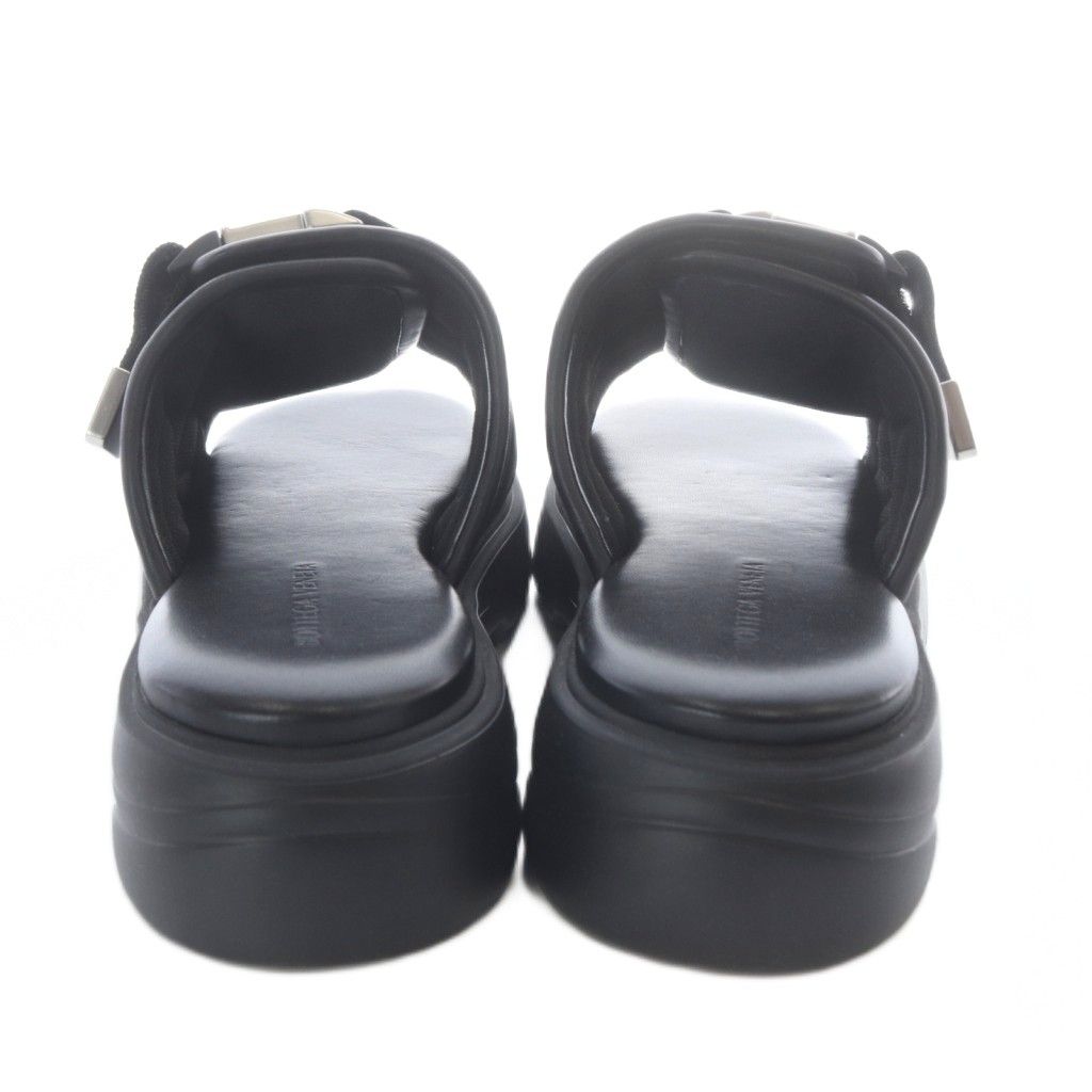 Bottega Veneta Flash Sandals Leather 39 Black — view 7