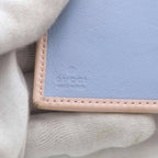 Gucci Double GG Marmont Wallet Bifold Bicolor Leather Pink Blue — view 3