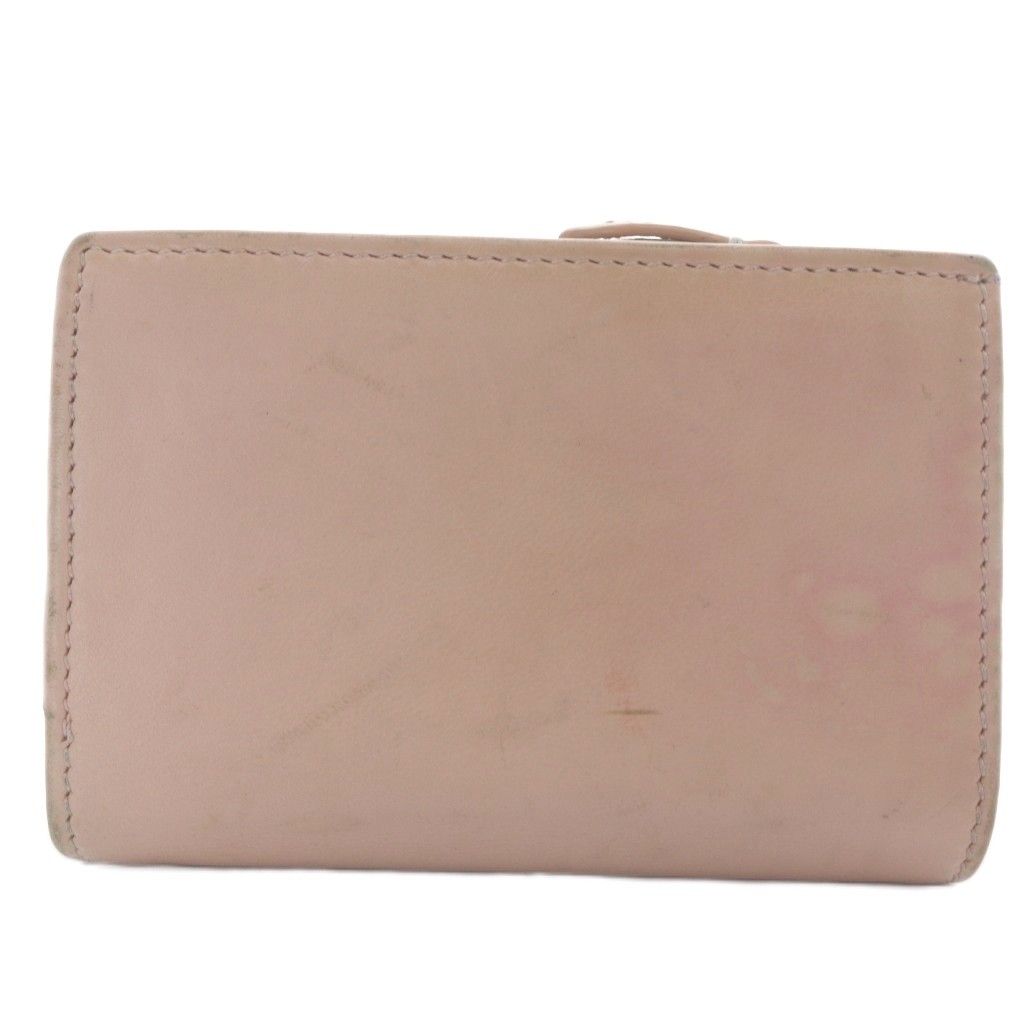 Gucci Double GG Marmont Wallet Bifold Bicolor Leather Pink Blue — view 2