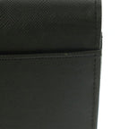 Saint Laurent Cassandra Clutch Flap Black Logo — view 8