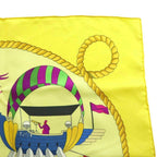 Hermes les Folies du Ciel Madness of the Sky Carre 90 Scarf Silk Multicolor — view 4