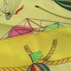Hermes les Folies du Ciel Madness of the Sky Carre 90 Scarf Silk Multicolor — view 5