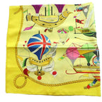 Hermes les Folies du Ciel Madness of the Sky Carre 90 Scarf Silk Multicolor — view 2
