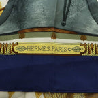 Hermes Napoleon Carre 90 Scarf Silk Multicolor Blue White SS — view 6