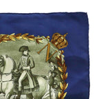 Hermes Napoleon Carre 90 Scarf Silk Multicolor Blue White SS — view 4
