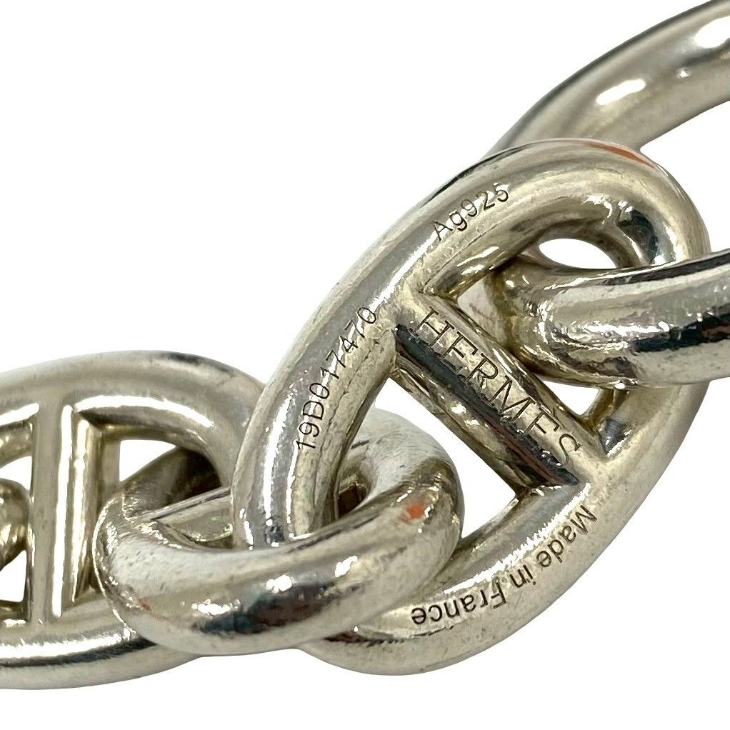 Hermes Chaine D'ancre TGM Bracelet 925 Sterling Silver — view 3