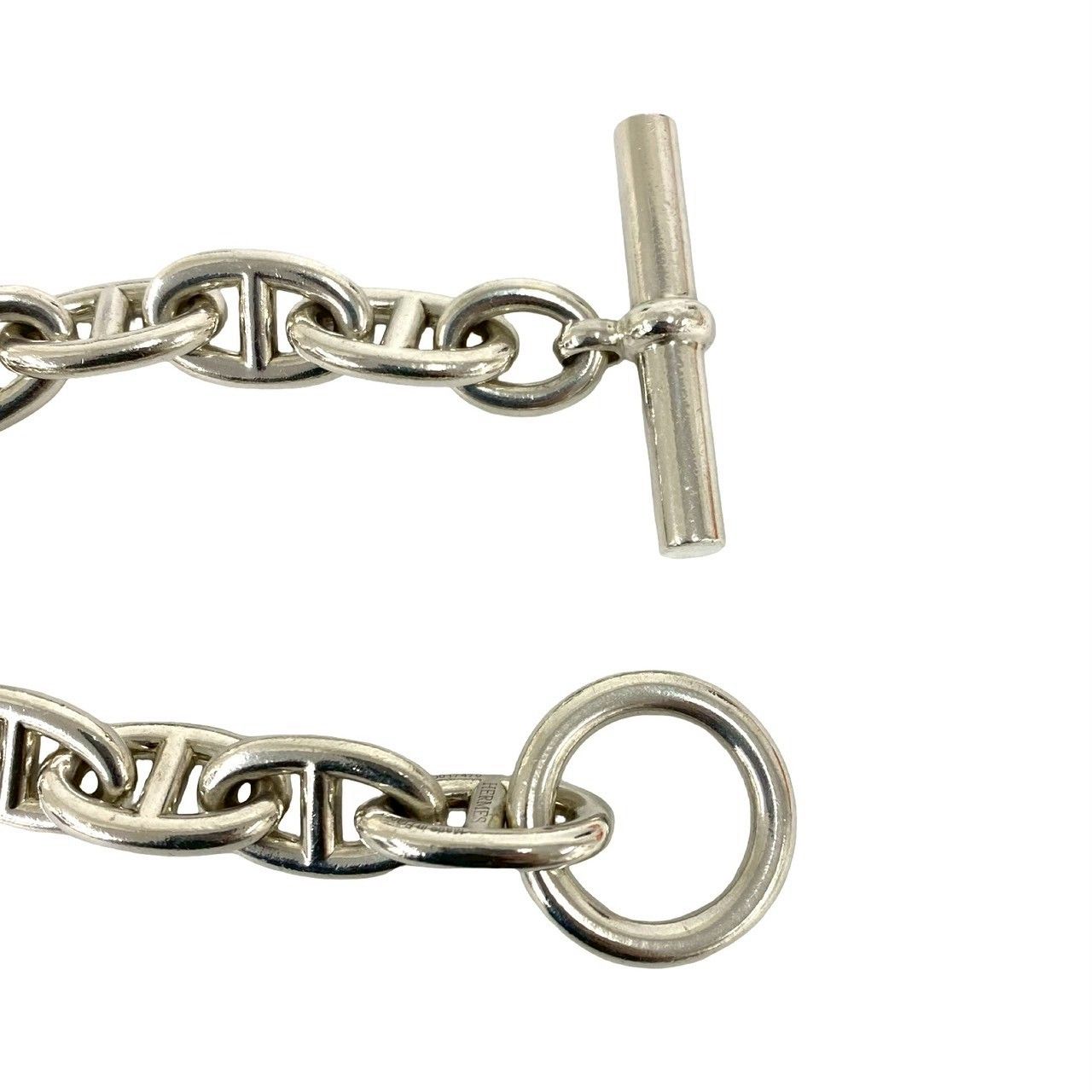 Hermes Chaine D'ancre TGM Bracelet 925 Sterling Silver — view 4